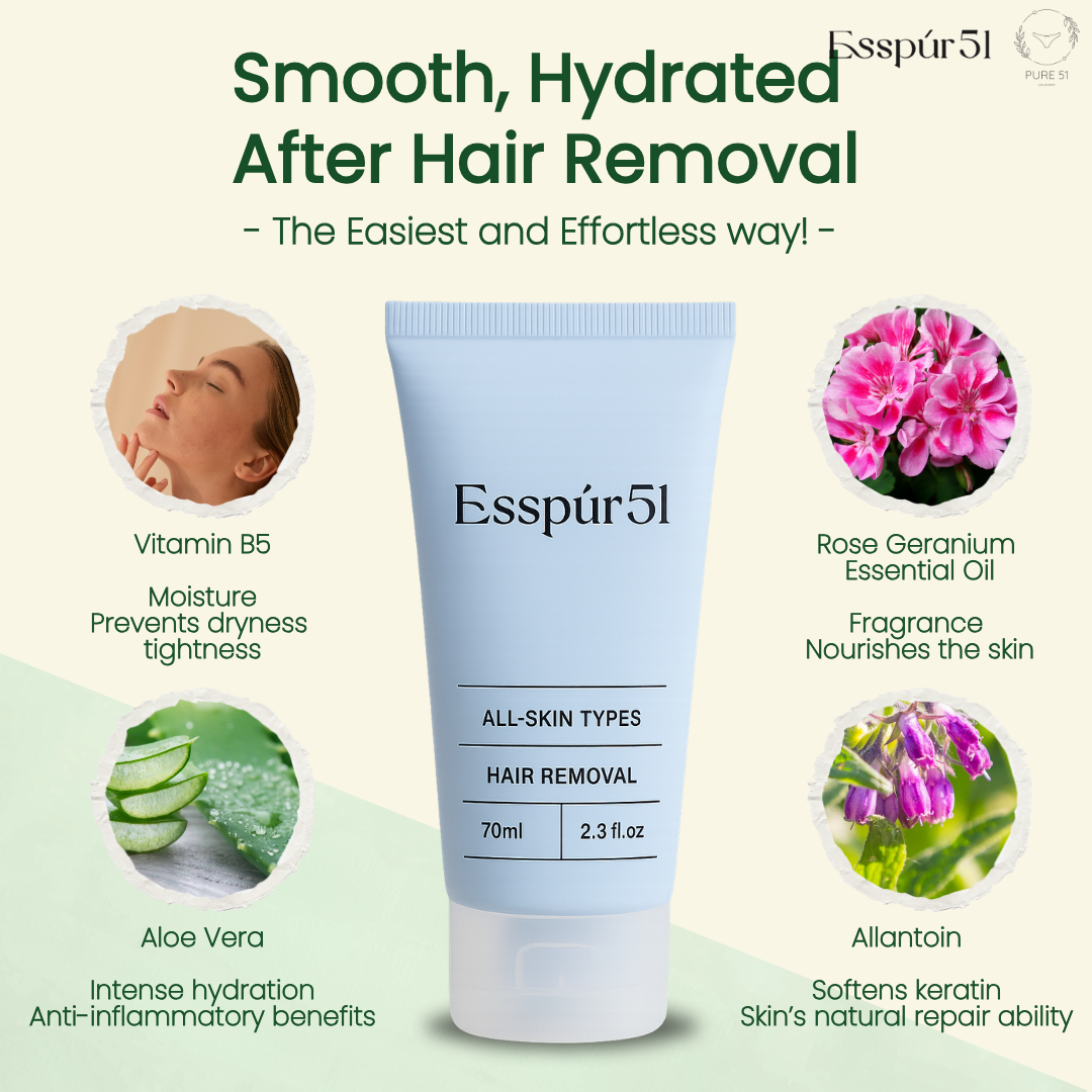 SET C - Hair Removal Cream x3 + Free Aloe Vera x2