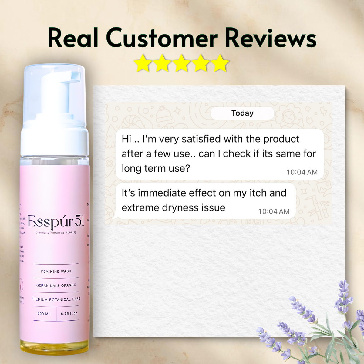 Esspúr51 Feminine Wash